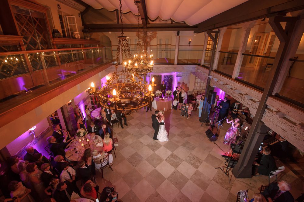 Bride and groom first dance at the Addison Boca Raton