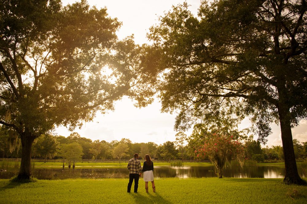 Sunset engagement photo shoot in Jupiter Florida